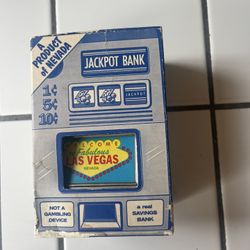 Vintage Slot Machine Bank