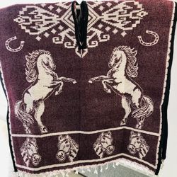 GABAN ZARAPES SARAPE PONCHO 