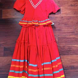 $10 - Folkloric Dress kids ( Jalisco, size 4)