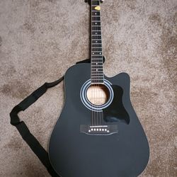 GUITAR Black Beauty Full Size 41". New