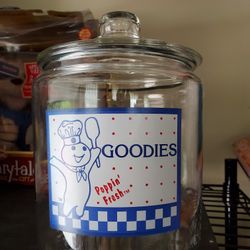 Vintage Poppin Fresh Jar And Lid