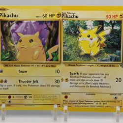 YELLOW MOUSE: Pikachu Pokemon Cards