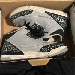 Toddler Air Jordan 3 Wolf Grey