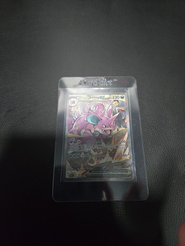 Team Rocket NidoKING from Destined Rivals Pokemon Card