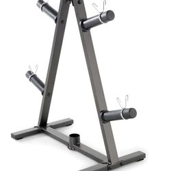 Marcy A-Frame Olympic Weight Plate Tree & Vertical Bar Holder | PT-5740