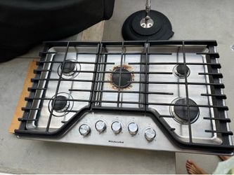 36 inch gas 5 burner cooktop kitchenaid