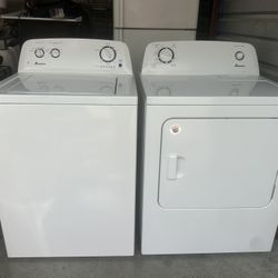 Amana Electric Washer & Dryer 