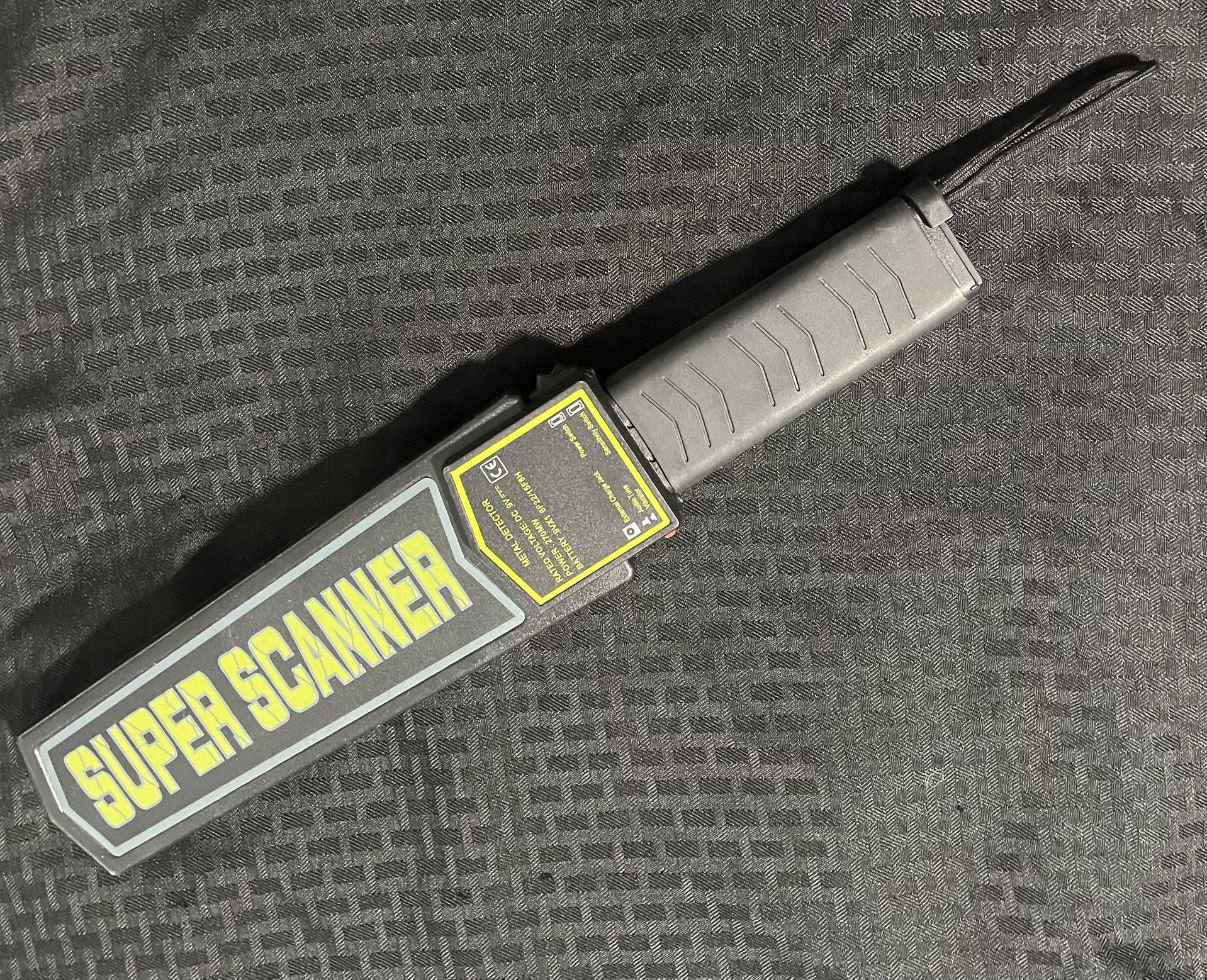 Super Scanner Hand-Held Metal Detector