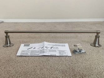 Brand New Kohler Archer 24 in. Towel Bar in Vibrant Brushed Nickel