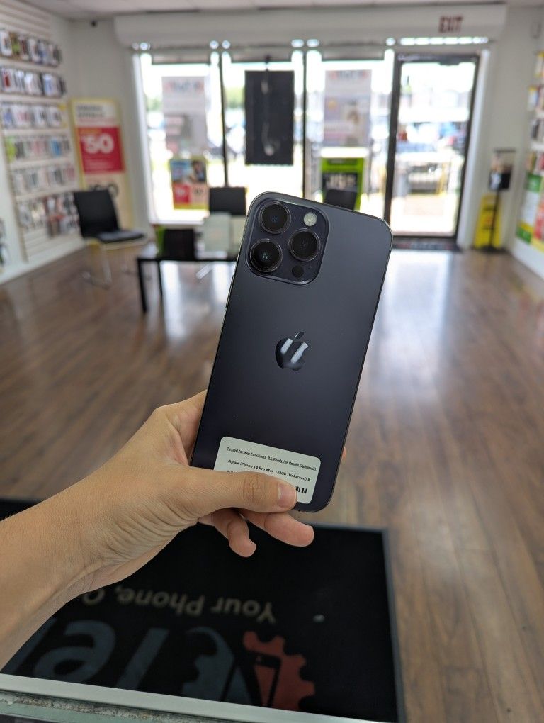 iPhone 14 Pro Max Unlocked 128gb $99 Down