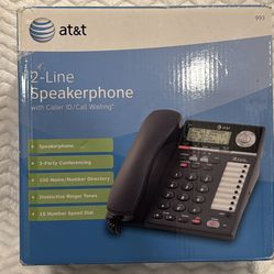 Rare unused inbox, two line speakerphone with color ID and call waiting