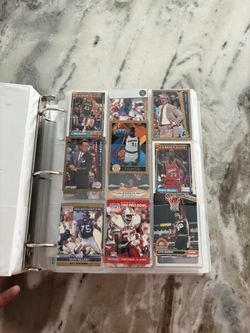 full book of football and baseball cards