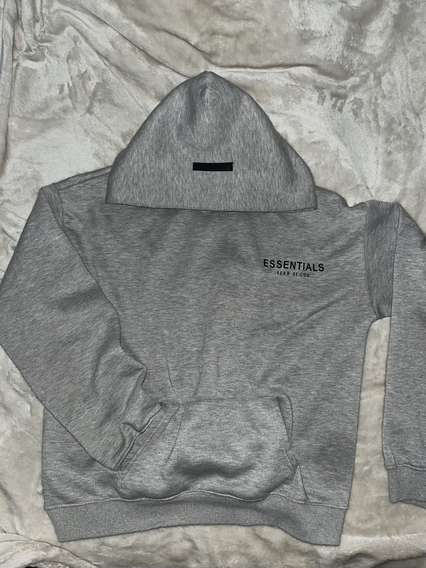Heather Grey Essentials Hoodie