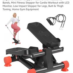 SogesHome Stair Stepper Machine with Resistance Band.