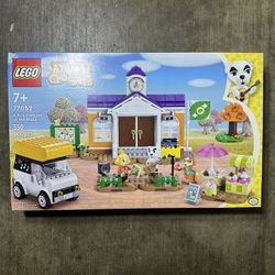 LEGO Animal Crossing K.K.’s Concert in the Plaza Building Set with a Café, Car Toy and Stage