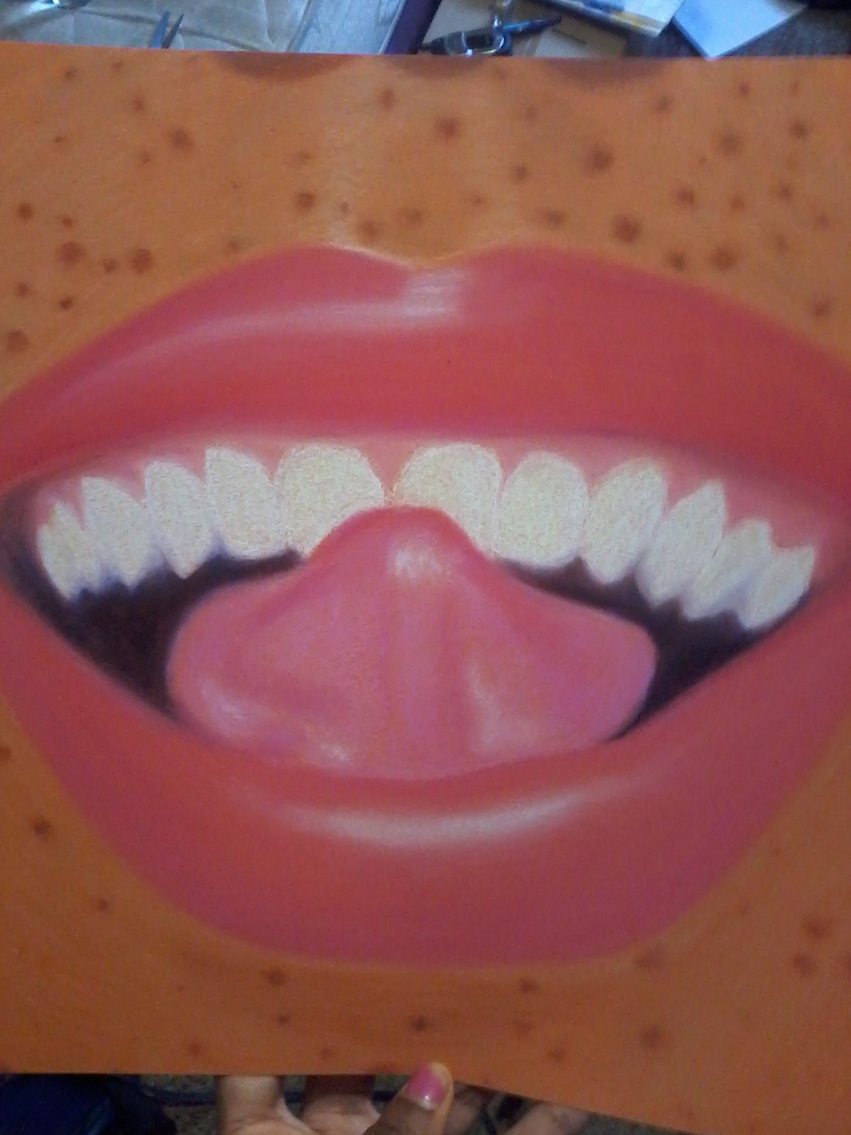 Oil pastel art (original)
