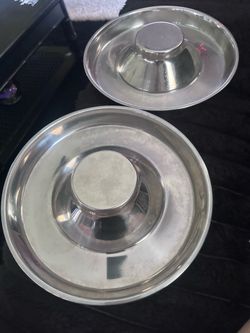 Litter feeding bowls