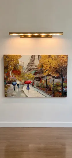 Paris Eiffel Tower Canvas Wall Art, Large
