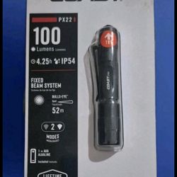 Coast PX22 100 Lumens Flashlight Black New In Package. P 0001