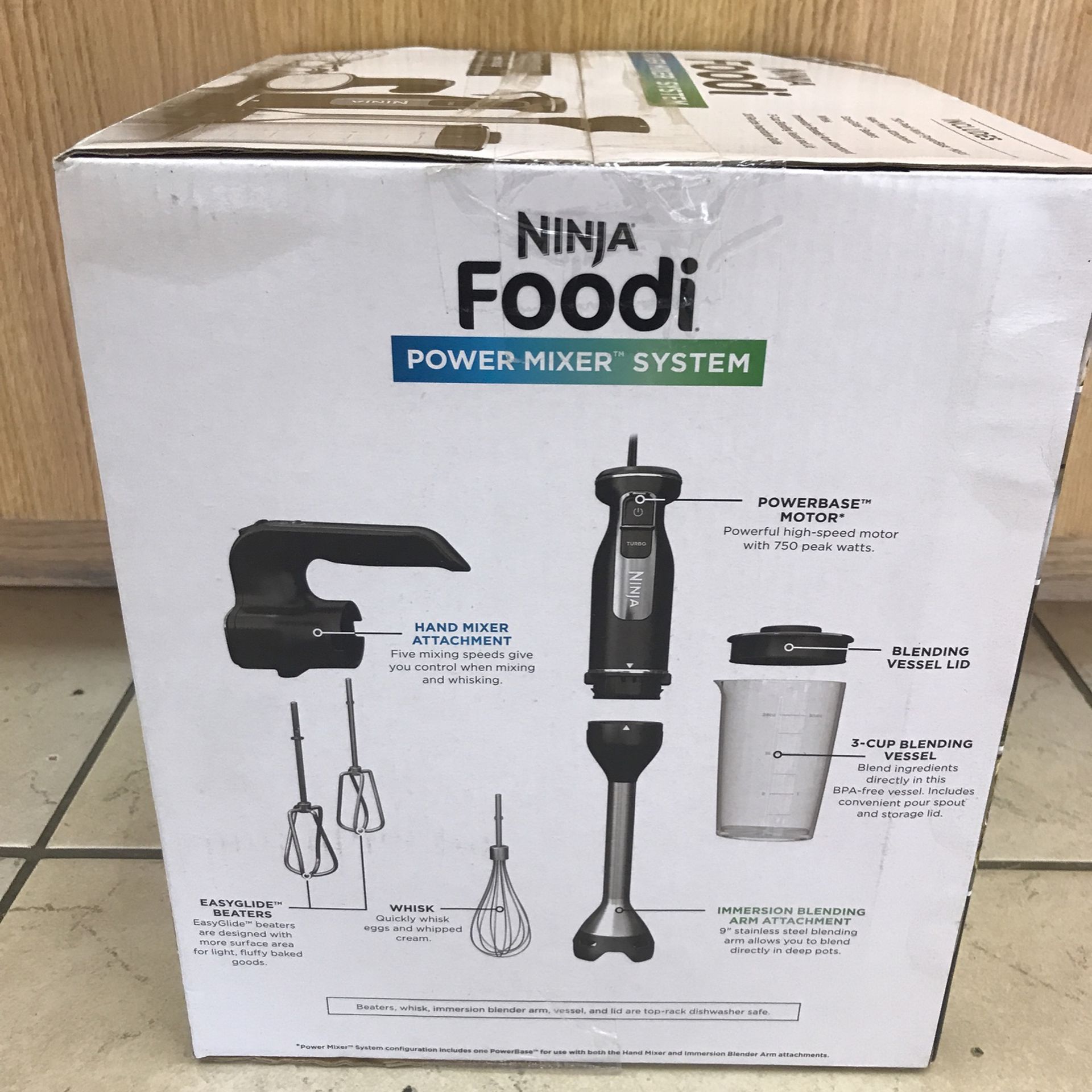Ninja Foodi Power Mixer System Immersion Blender and Hand Mixer