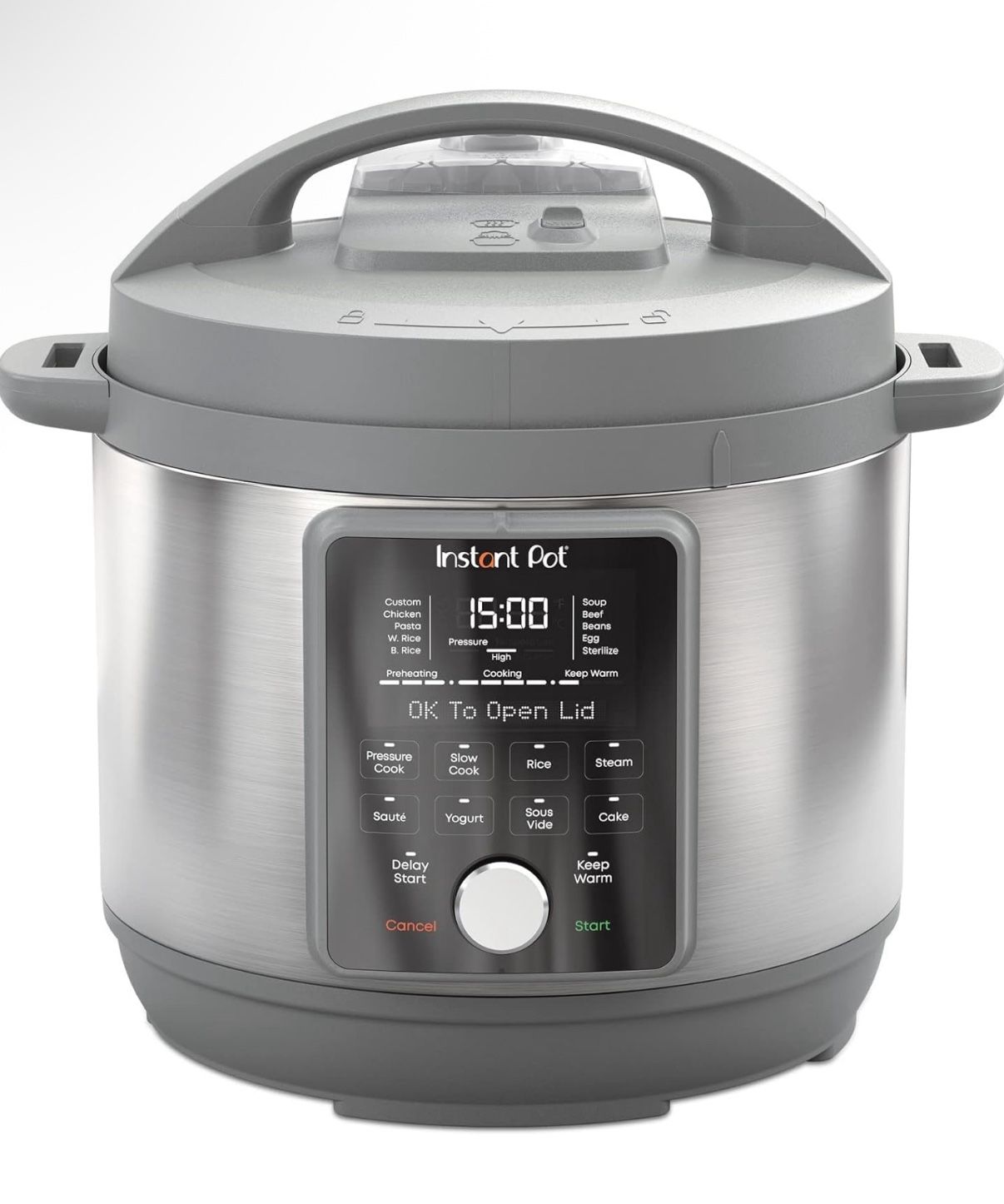 Instant Pot, Quart Whisper Quiet in Electric Pressure Cooker
