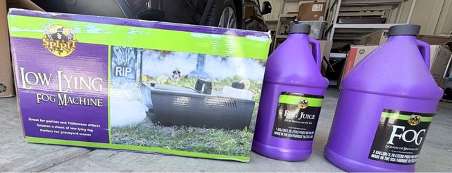 Low lying fog machine