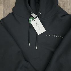Size Small - SS23 - Jordan Brand x Union MJ Fleece Hoodie - Black/Coconut Milk