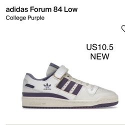 Adidas Forum 84 Low Purple US10.5 New