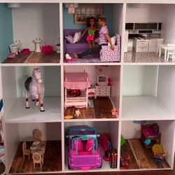 Handmade Barbie House And Accessories 