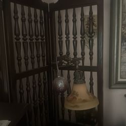 Solid oak Wood room divider By Ethan Allen  .. In Pristine Condition 