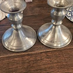 Leonard Pewter Candlesticks (Pair)