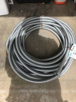 Liquatite Hot Dip Galvanized Steel Type BR Reduced Flexible Metal ½" Conduit. Total 98 feet left out of 100 foot roll.
