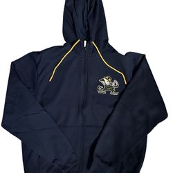 Notre Dame Fighting Irish Franchise Club Full Zip Fleece Hoodie - Large