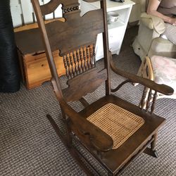 Antique Large Rocking Chair 