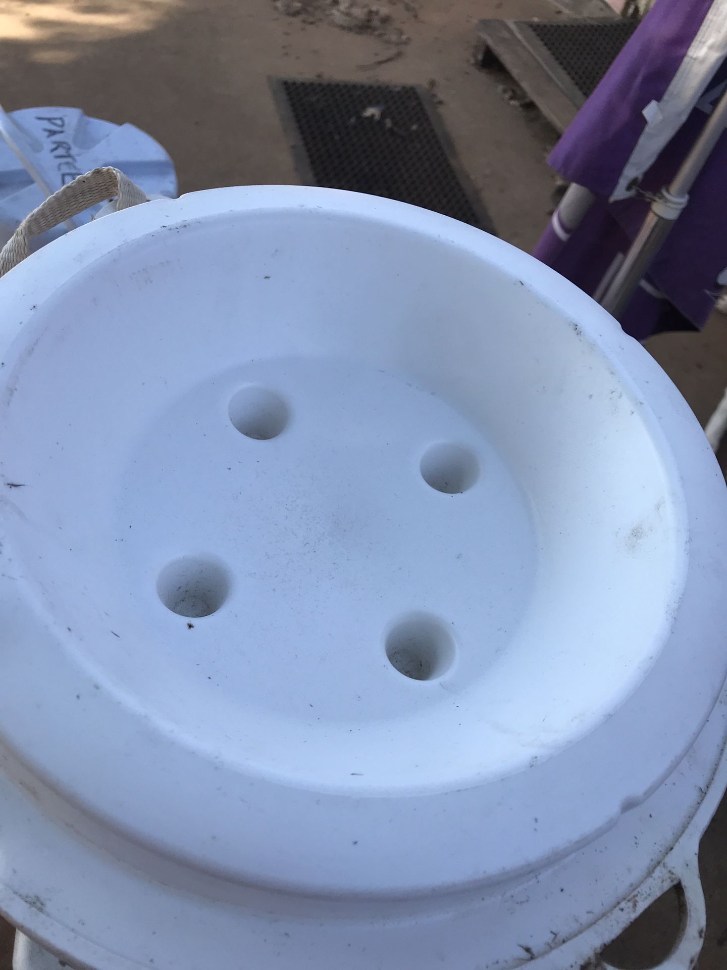 Igloo water cooler “seat top” with cup dispenser mount for Sale in