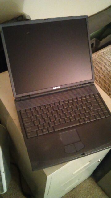 Sony vaio laptop windows xp pro