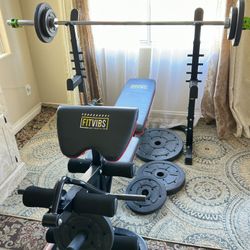 Workout Bench Multiple Functions Home Gym 