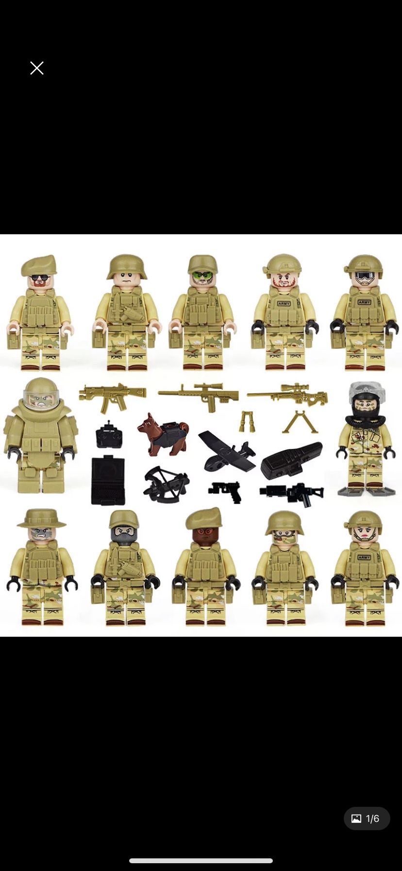 Lego Army Minifigures