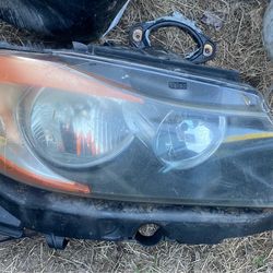 RH Headlight with bulbs BMW 328I 2006-2008