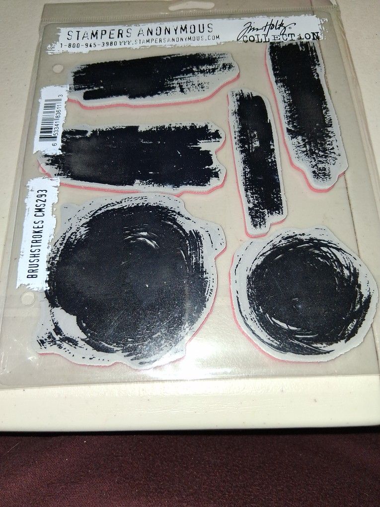 Tim Holtz Stampers Anonymous  - Brushstrokes CMS293