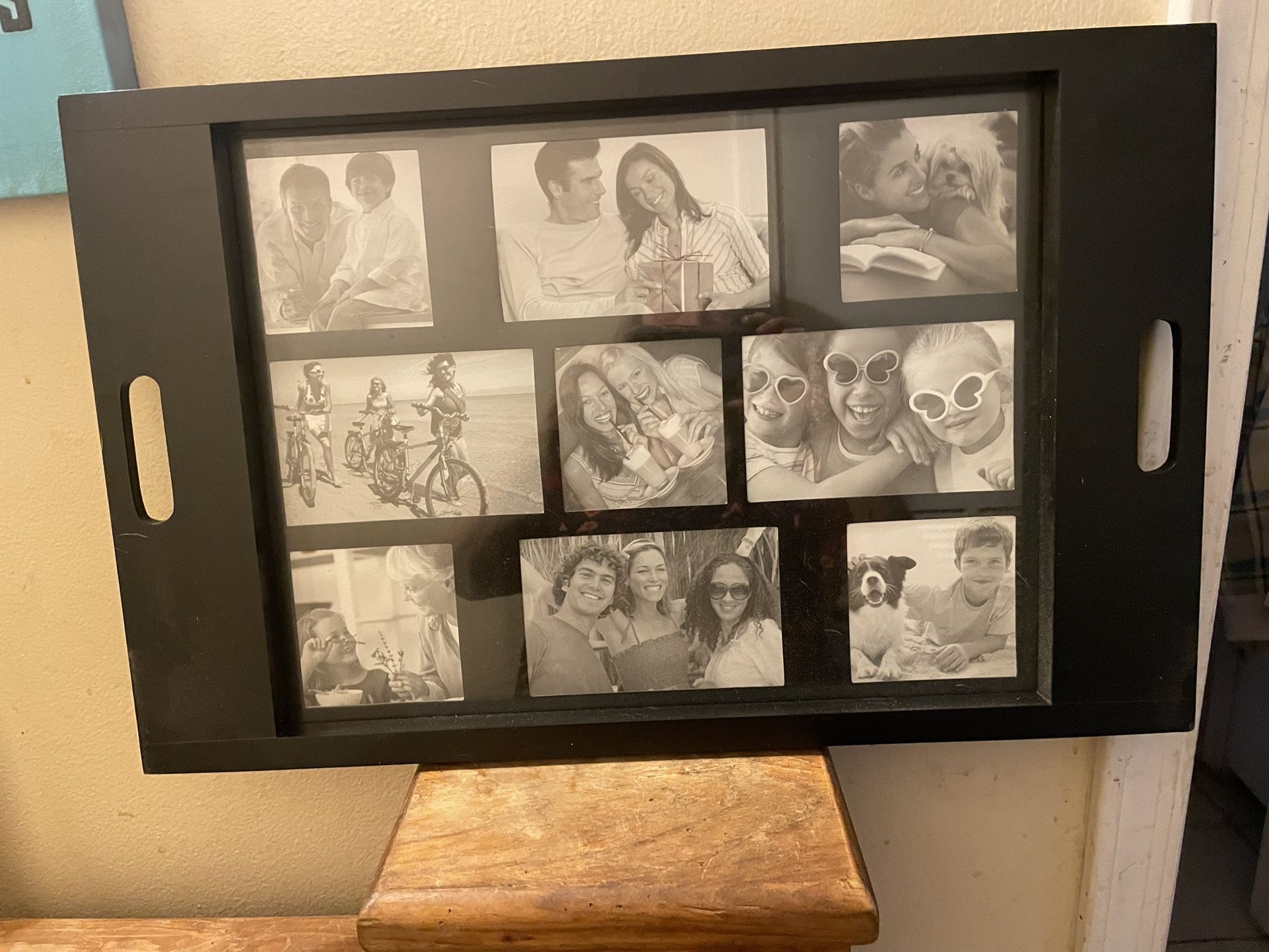 Tray For Serving. $5.Holds Pictures. See The Two Pictures For Beauty.