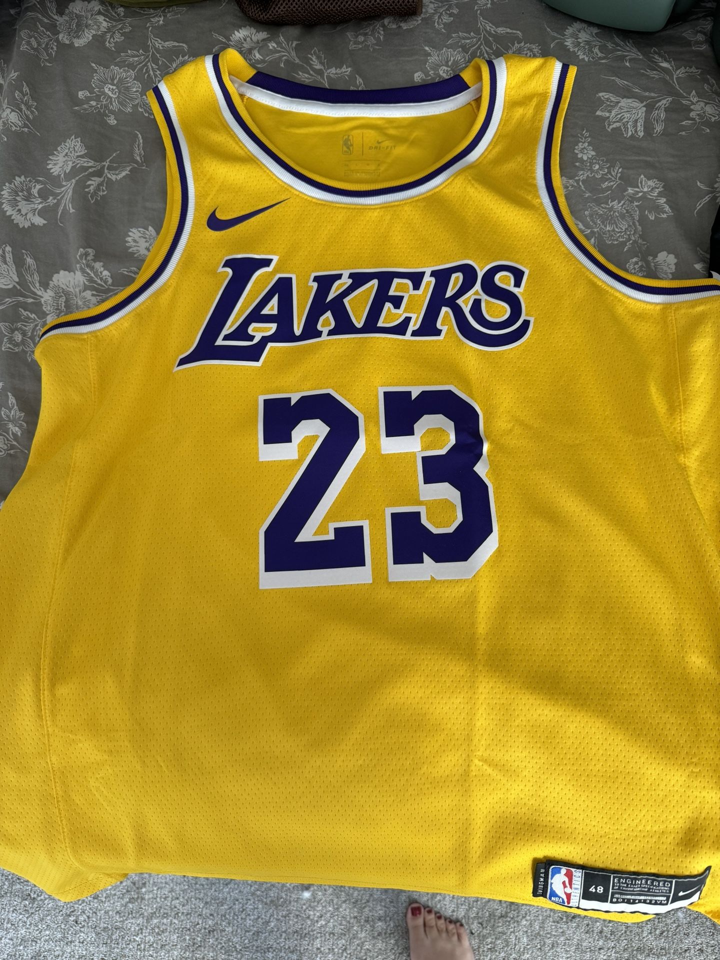 LeBron Lakers Jersey L