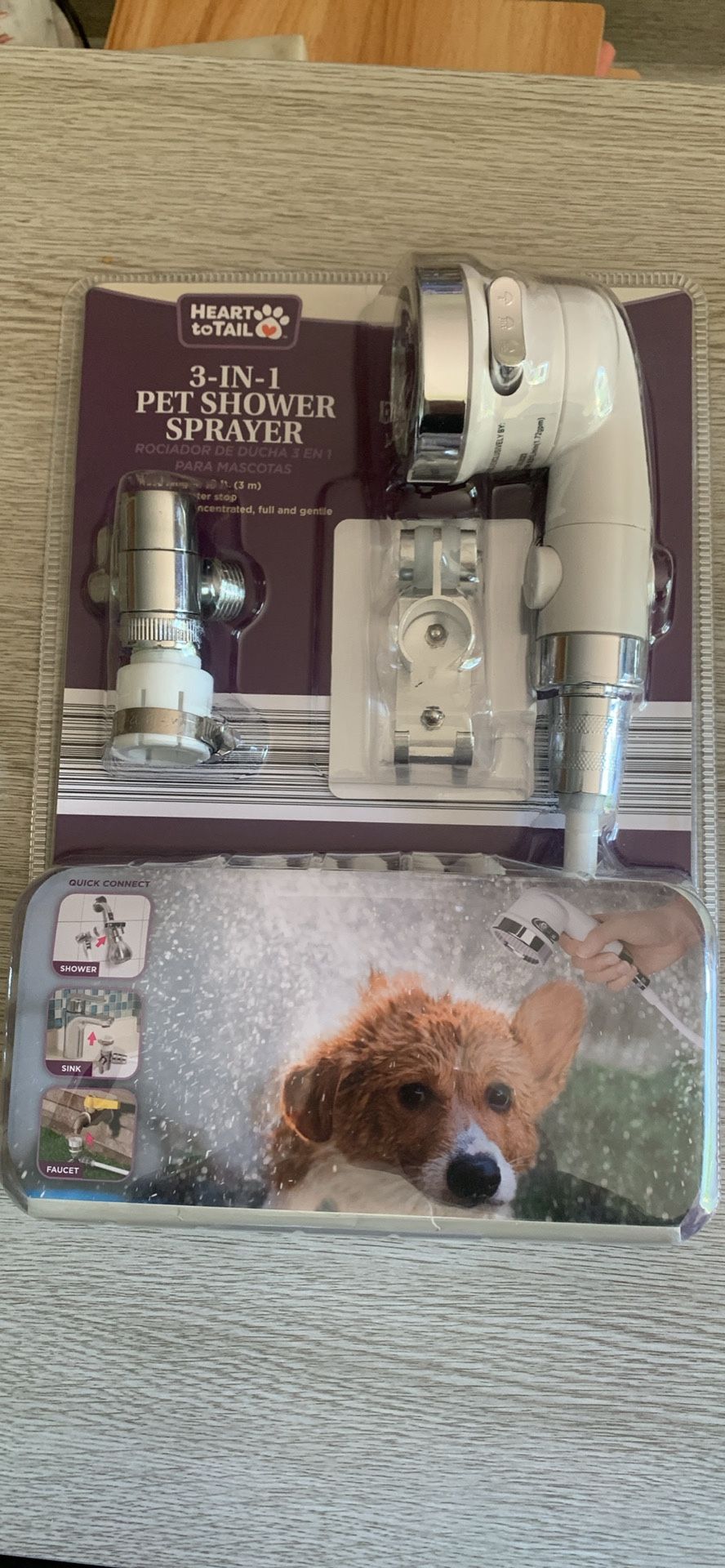 3-in-1 Pet Shower Sprayer