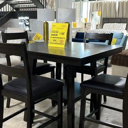 Comedor Alto 4 Sillas 