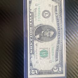 1950-D Uncirculated $5 Bill