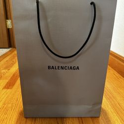 Balenciaga-Authentic Paper Shopping Bag