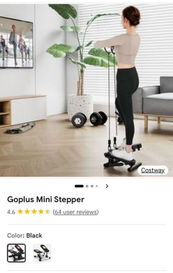 Goplus Mini Stepper Black