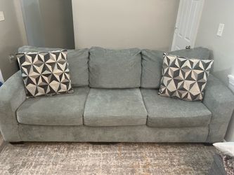 Very comfy Seafoam Sofa (Light Blue)