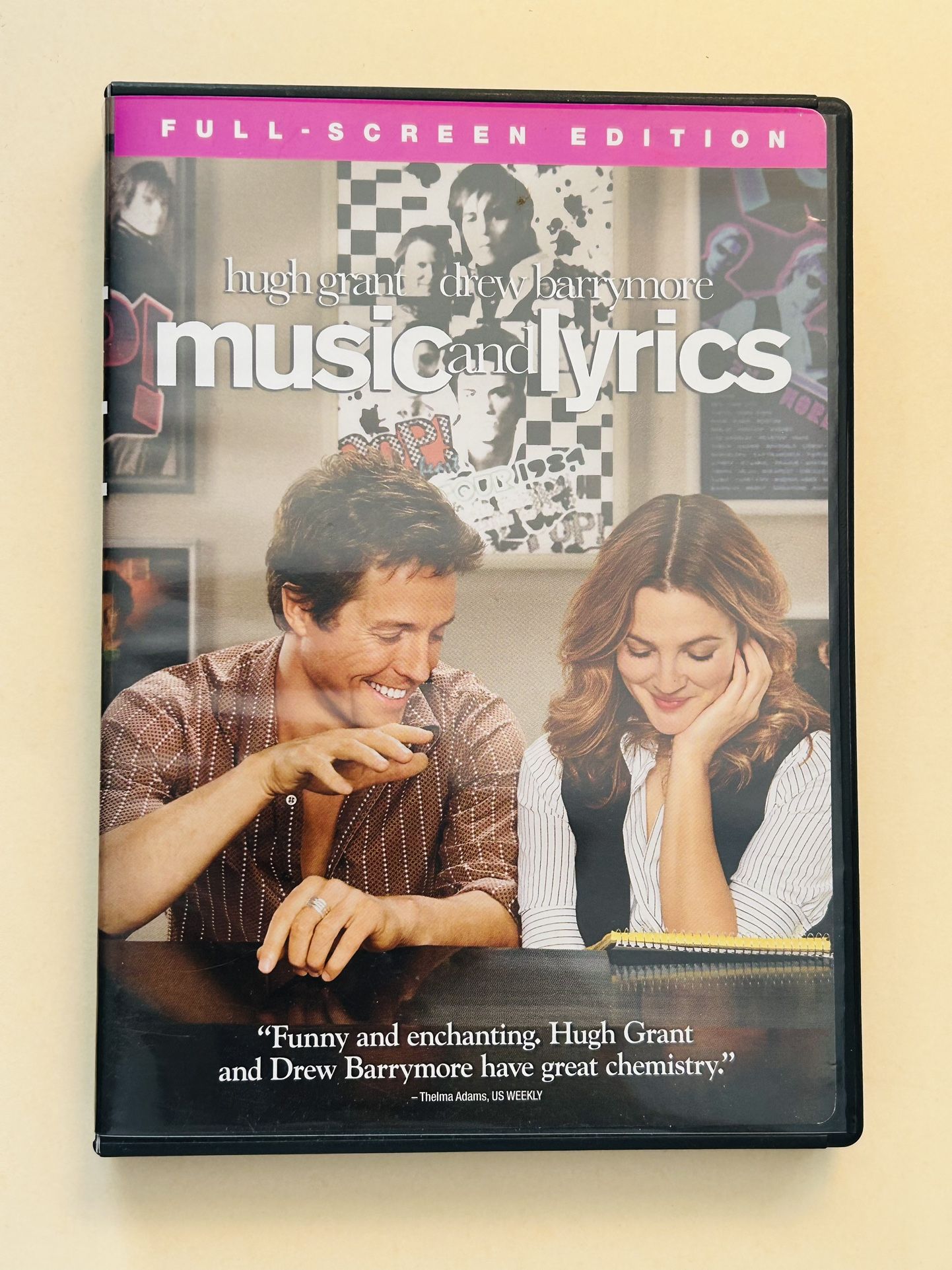 Music & Lyrics- Hugh Grant/Drew Barrymore DVD