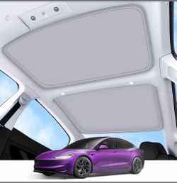 TSLDRV 2026 Upgrade Sunshade Roof For Tesla Model 3 Highland 2022-2026